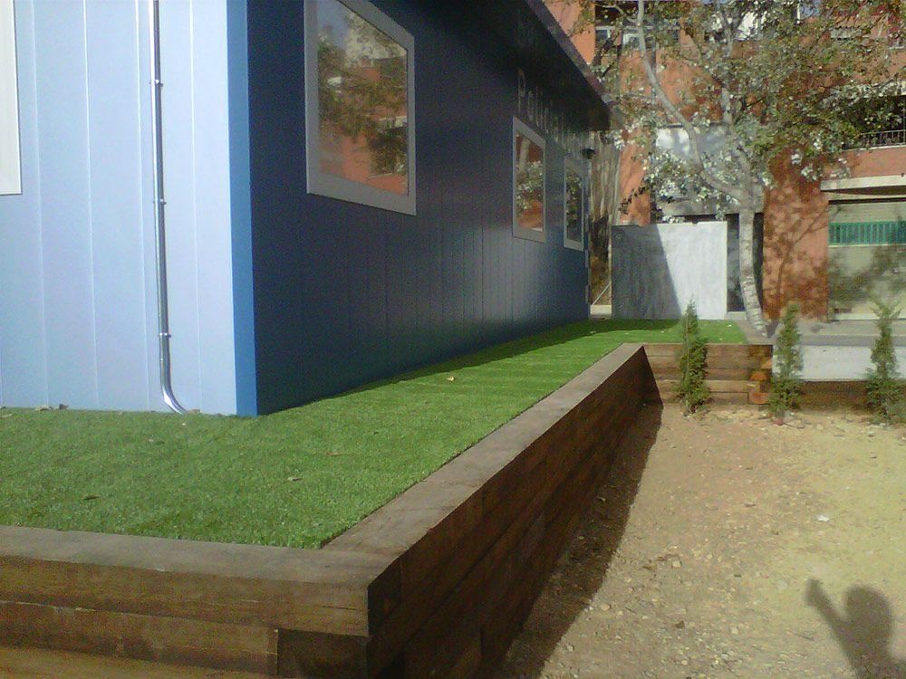 Instal·lació de gespa artificial